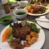One of the Vegan options at Sukha in Hanoi