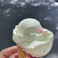 Wilde Kombi: Gurke-Minze-Granatapfel  at Eis 2000 in Hannover