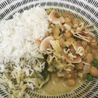 Vegan curry at La Cocina in Javea