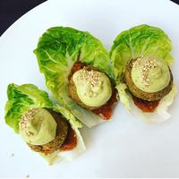 Vegan falafel starter at La Cocina in Javea