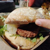 Joker - soya patty burger at The Burger Cafe in Tenerife