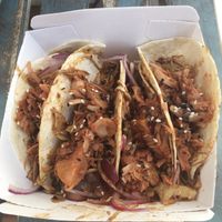 Jackfruit tacos (average)  at The Burger Cafe in Tenerife