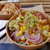 Nachos at The Burger Cafe in Tenerife