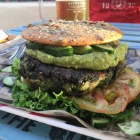 Delicious burger 🙏🏻 at The Burger Cafe in Tenerife