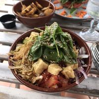 Vietnam tofu Buddha bowl at The Burger Cafe in Tenerife
