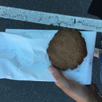 Vegan almond gluten free cookie at Zakręcona Kawiarenka in Krakow