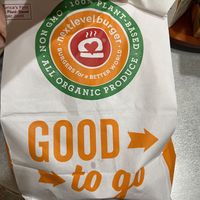 take out bag  at Next Level Burger - Roosevelt in Seattle