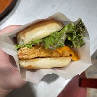 fishless burger   at Next Level Burger - Roosevelt in Seattle