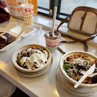 Caesar salad, shakes, shroom fries, burger   at Next Level Burger - Roosevelt in Seattle