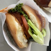 Fire chik’n burger   at Next Level Burger - Roosevelt in Seattle