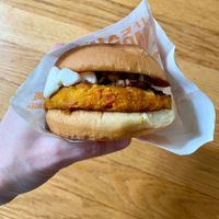 Holiday Roots Burger at Next Level Burger - Roosevelt in Seattle