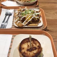 Garden Grilled Cheese with Gouda, Chili Chz Style Fries, Cobb Salad at Next Level Burger - Roosevelt in Seattle