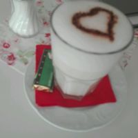 hot chocolate at Cafe Lotti in Munich
