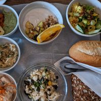 Vegan Breakfast Plate (12€). Super good! at Cafe Morgenrot in Berlin