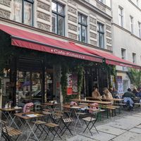 The restaurant from outside. at Cafe Morgenrot in Berlin