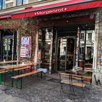 Outside of Cafe Morgenrot at Cafe Morgenrot in Berlin
