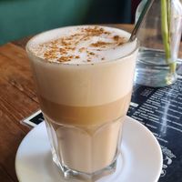 Chai latte vegan at Cafe Morgenrot in Berlin