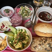 Winter 2024 breakfast tray  at Cafe Morgenrot in Berlin