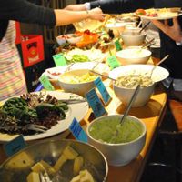 brunch buffet at Cafe Morgenrot in Berlin