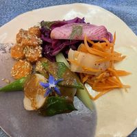 Vegetable starter  at Etxe Nami in Saint-jean-de-luz