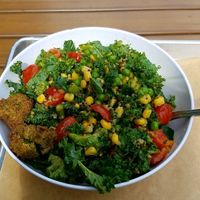 Built my own grain bowl at CoreLife Eatery in Columbus