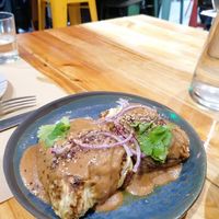 Col con nogada at Vegicano in Madrid