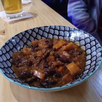 Free tapa: vegan chili at Vegicano in Madrid