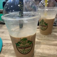 Iced coffee  at Charlie's Raw Squeeze in Ipswich