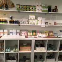 Tea implements and matcha for sale at Just Matcha Tea Shop - Pandora Ave in Victoria