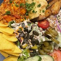 Mega lecker alles.  at Herbstapfel in Kassel