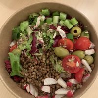 Protein salad  at Barbarella Juicebar in Ljubljana