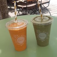 Smoothies at Barbarella Juicebar in Ljubljana