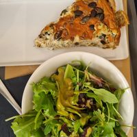 Quiche at Barbarella Juicebar in Ljubljana