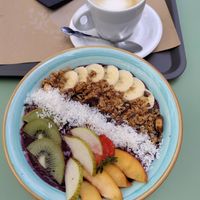 Açai bowl at Barbarella Juicebar in Ljubljana