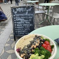 Protein bowl  at Barbarella Juicebar in Ljubljana