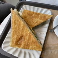 chickpea sandwich   at Barbarella Juicebar in Ljubljana