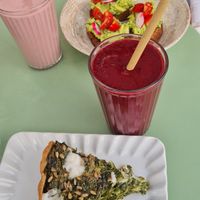 Quiche at Barbarella Juicebar in Ljubljana