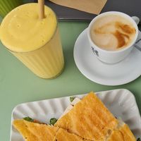 Tofu Pesto Sandwich at Barbarella Juicebar in Ljubljana