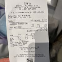   at Barbarella Juicebar in Ljubljana