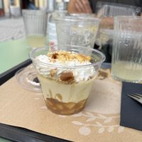 Apple pie in a cup  at Barbarella Juicebar in Ljubljana