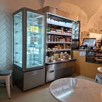 Different snacks and drinks at Barbarella Juicebar in Ljubljana