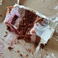 Sorry, for the messiness, just wanted to show how incredibly thick the inside is. Just a pure block of fat... at Barbarella Juicebar in Ljubljana