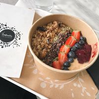 Best vegan place i have ever been to!! Amazing atmosphere, delicious food  at Barbarella Juicebar in Ljubljana