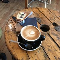 Coffee and cake! Wrap long gone!  at Ready in Luxembourg City