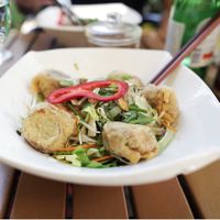 Mock meat dumplings  at Miss Saigon in Berlin