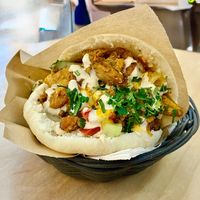 Tel Aviv Boy vegan shawarma  at  Paprika in Prague