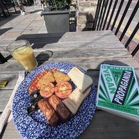 Vegan breakfast  at The Golden Hope in Sittingbourne