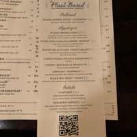 Vegan menu! at Harvest Seasonal Grill & Wine Bar in Harrisburg