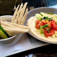 Hummus appetizer  at Harvest Seasonal Grill & Wine Bar in Harrisburg