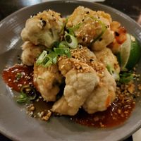 Kung pao cauliflower "wings" appetizer at Harvest Seasonal Grill & Wine Bar in Harrisburg